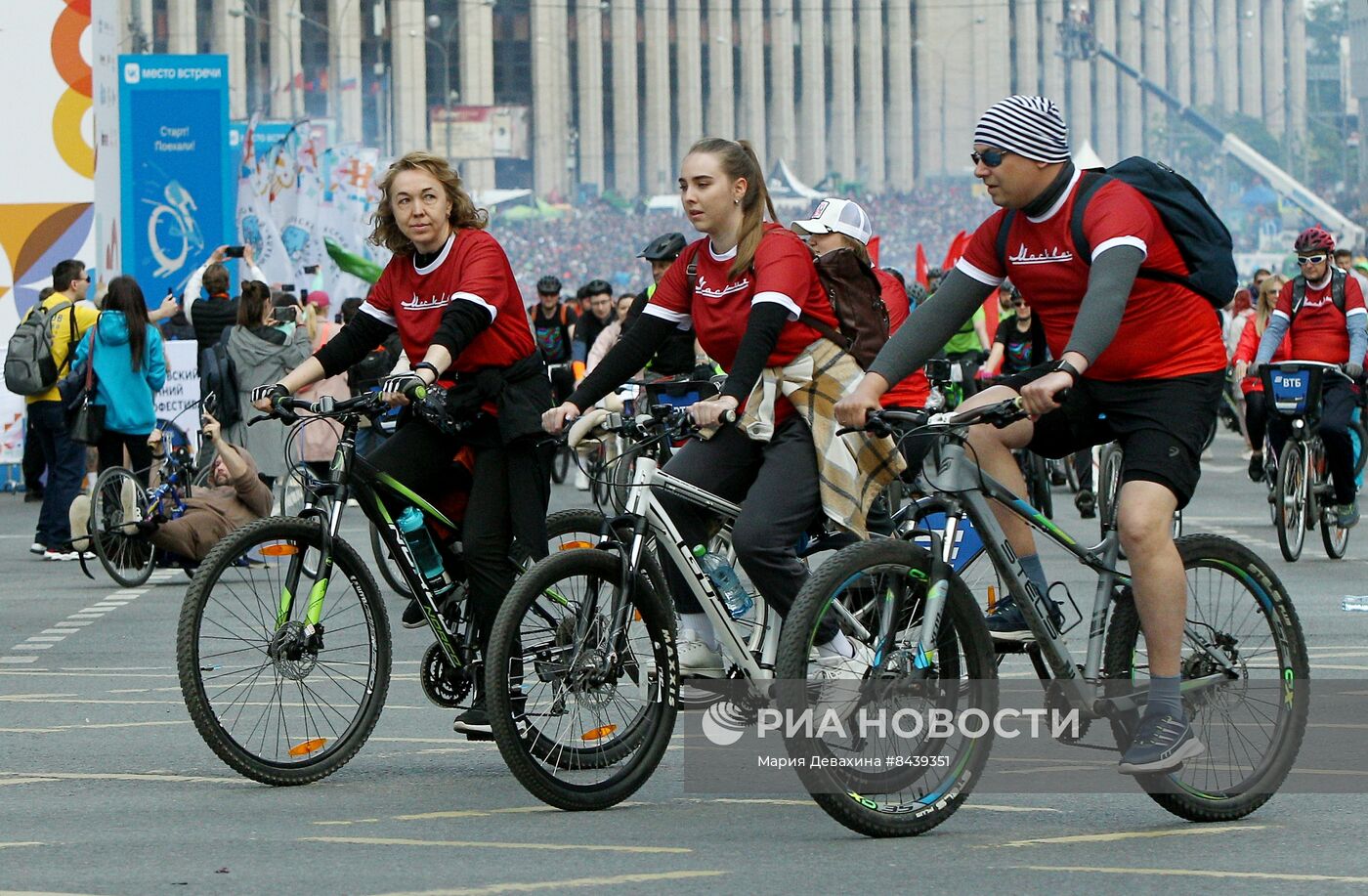 Весенний велофестиваль в Москве