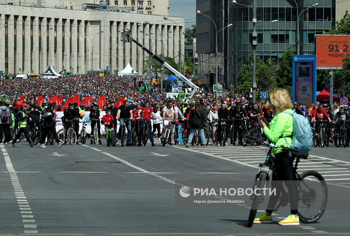 Весенний велофестиваль в Москве