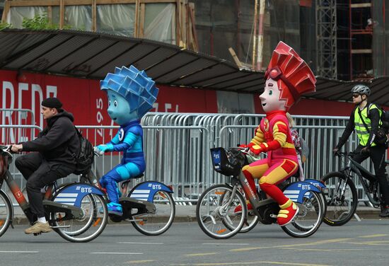 Весенний велофестиваль в Москве