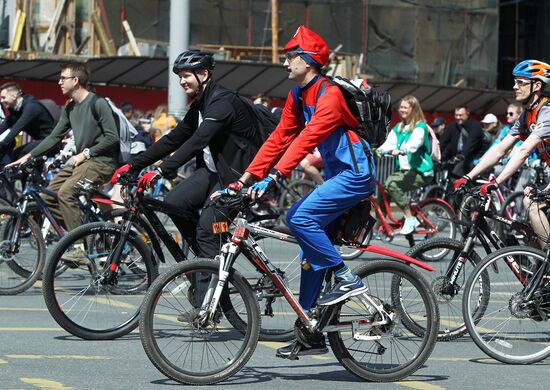 Весенний велофестиваль в Москве