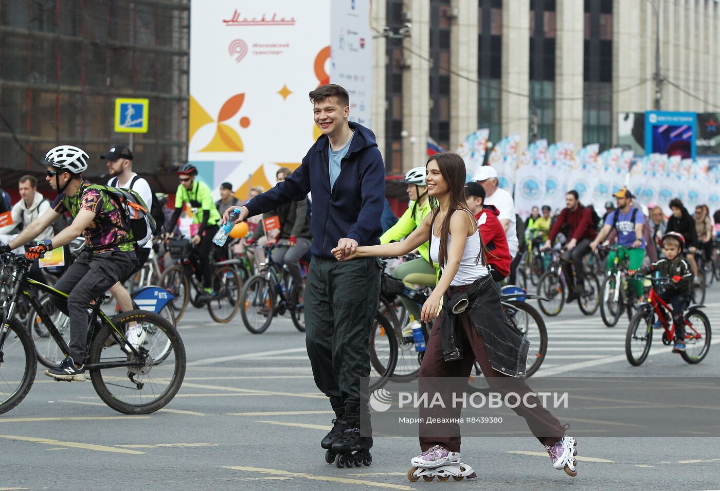 Весенний велофестиваль в Москве