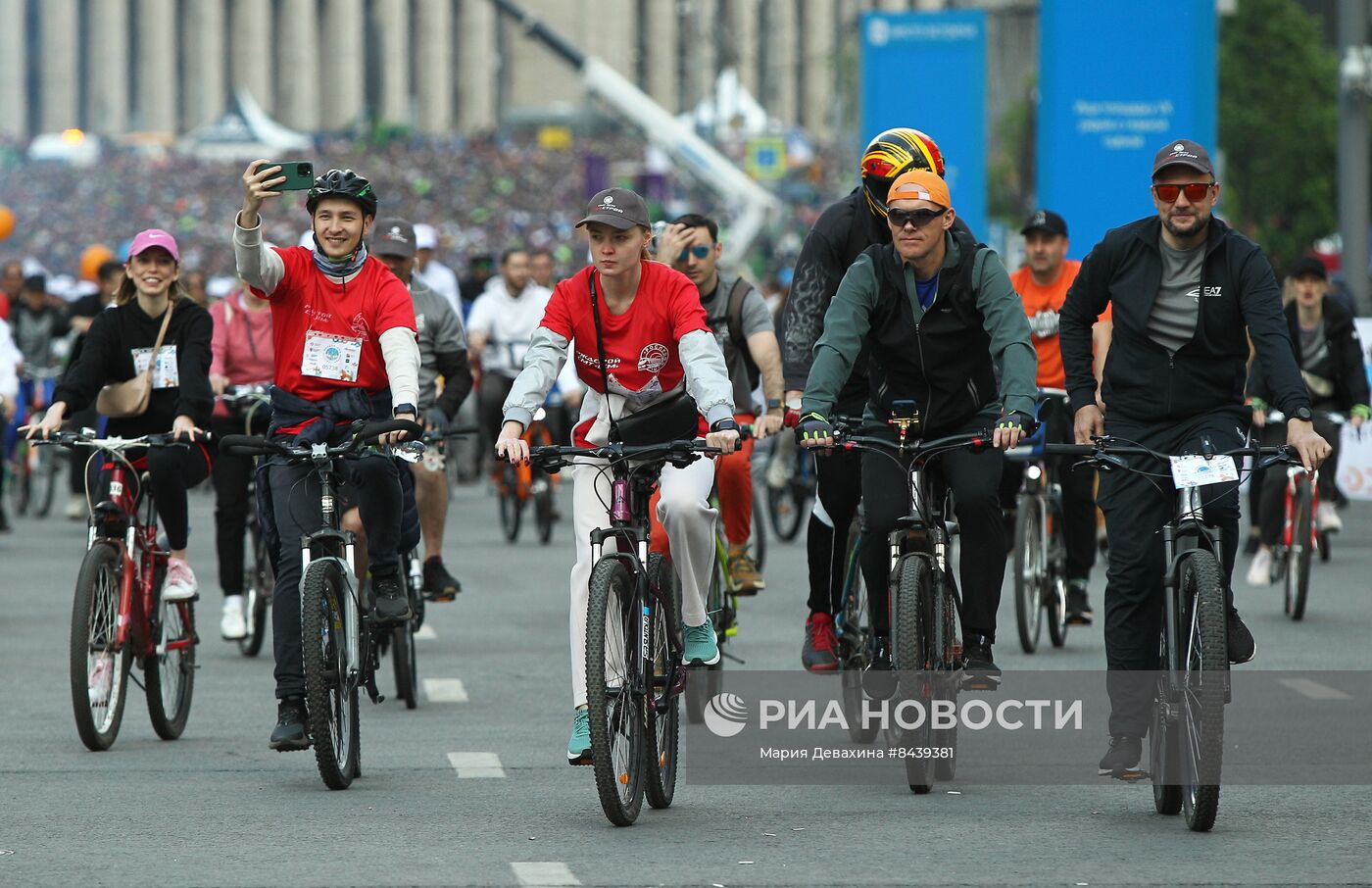 Весенний велофестиваль в Москве