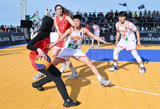 Игры женской мировой серии по баскетболу 3х3 в Азербайджане