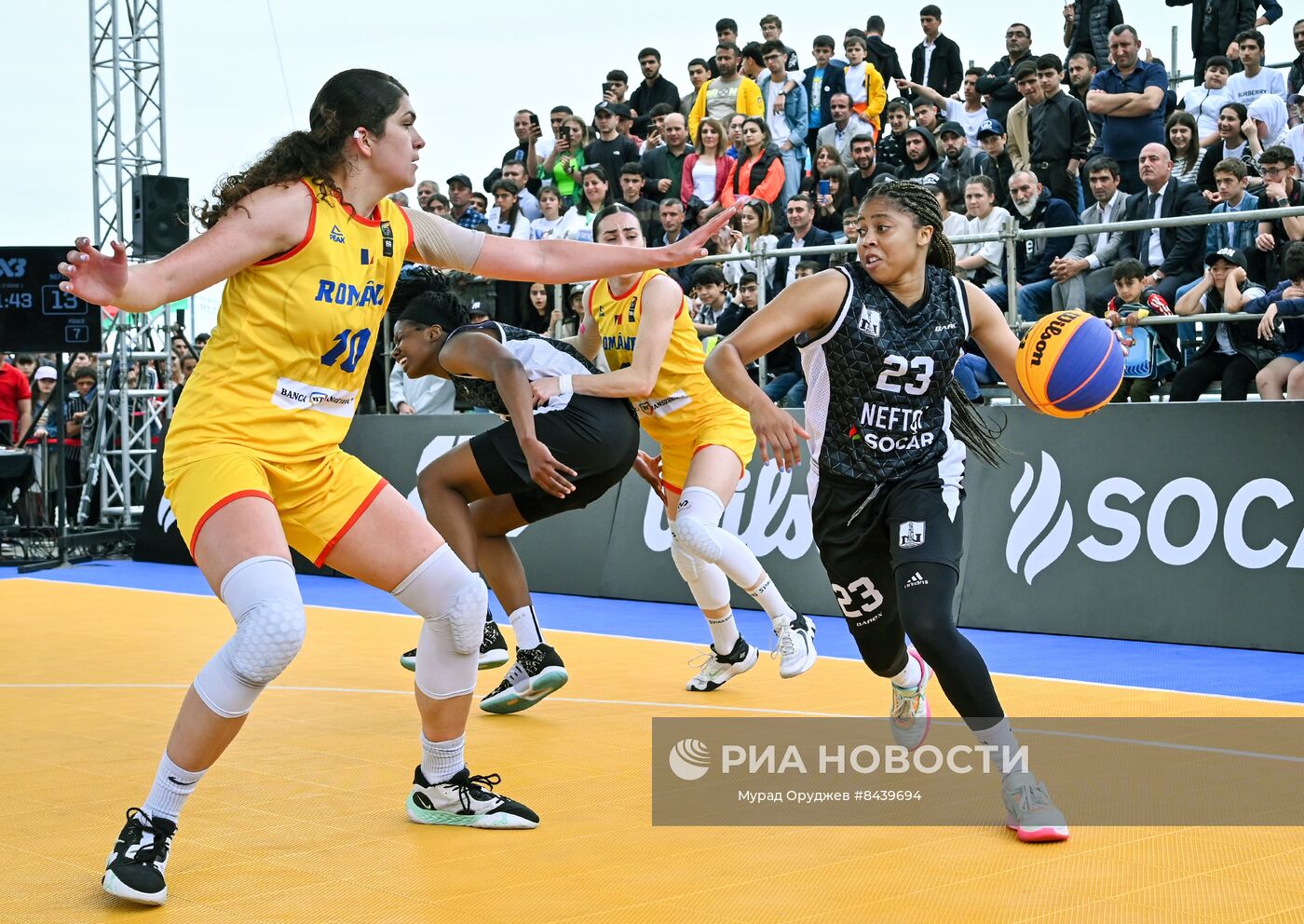 Игры женской мировой серии по баскетболу 3х3 в Азербайджане