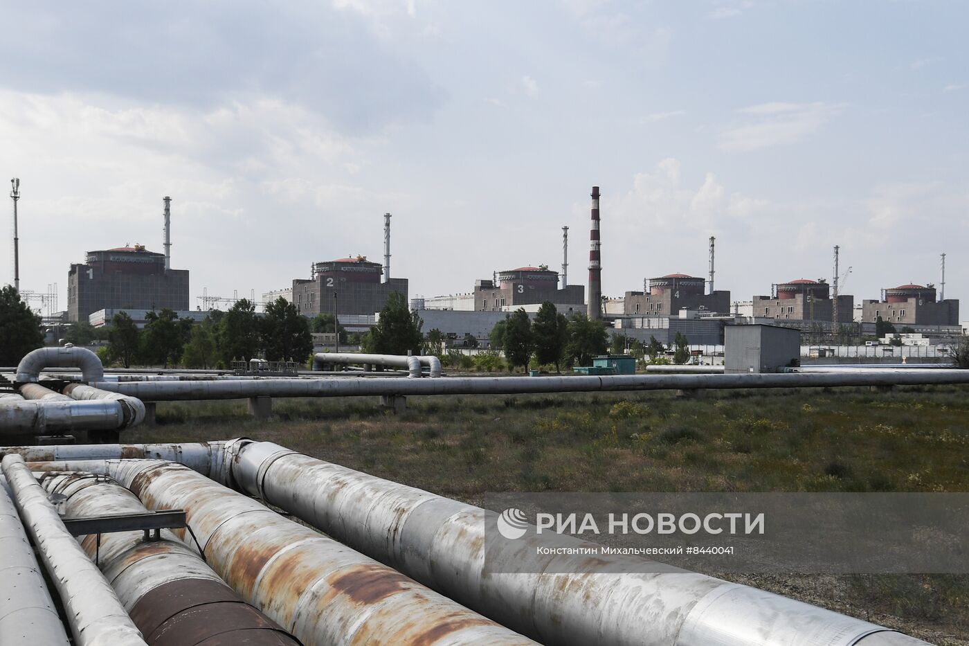 Запорожская АЭС в Энергодаре