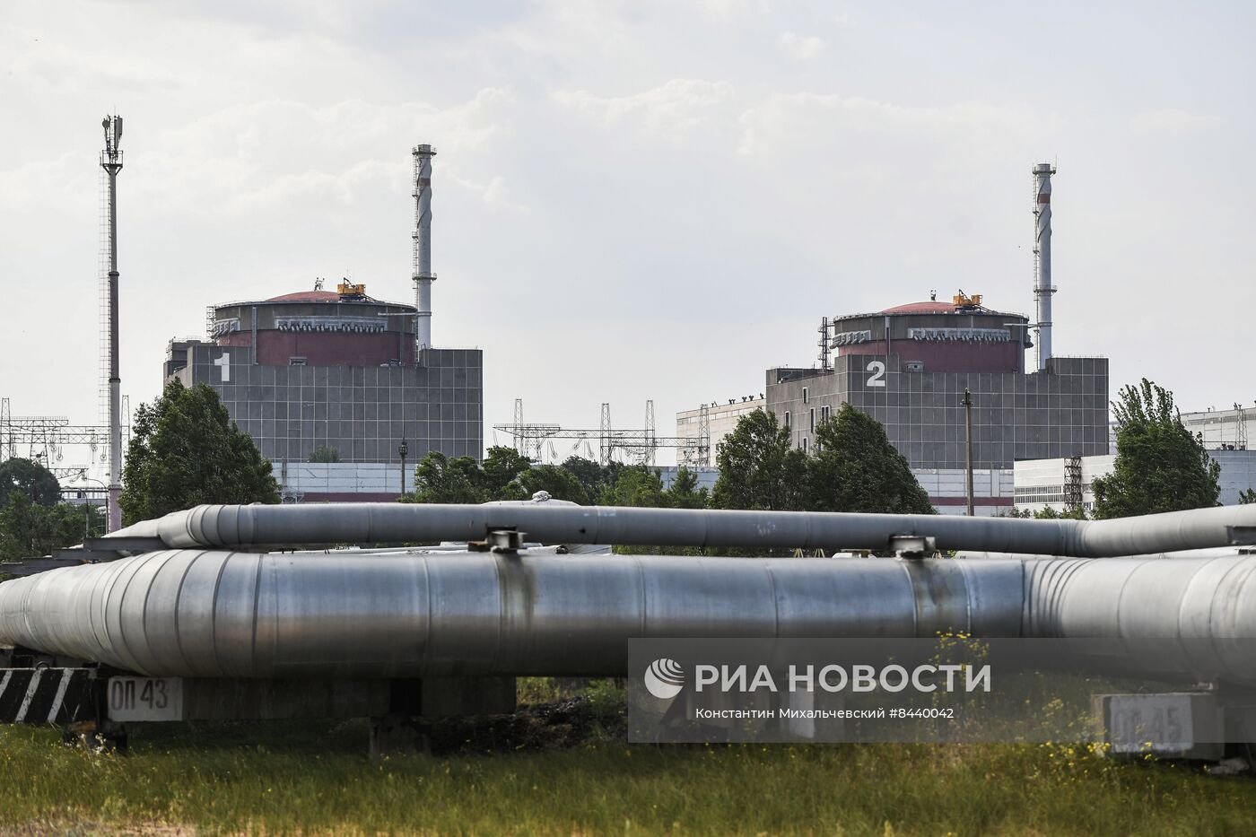 Запорожская АЭС в Энергодаре