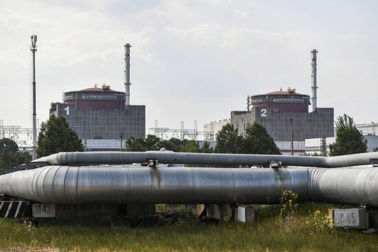 Запорожская АЭС в Энергодаре