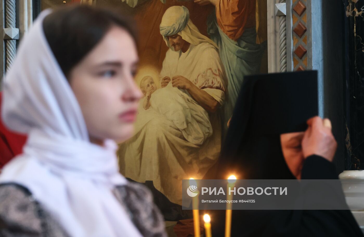 Патриаршее служение в день памяти святых равноапостольных Мефодия и Кирилла в храме Христа Спасителя