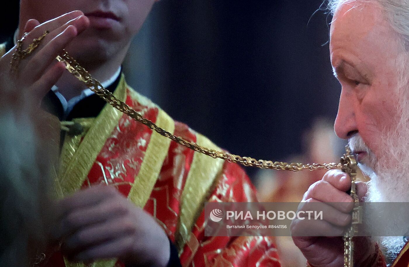 Патриаршее служение в день памяти святых равноапостольных Мефодия и Кирилла в храме Христа Спасителя