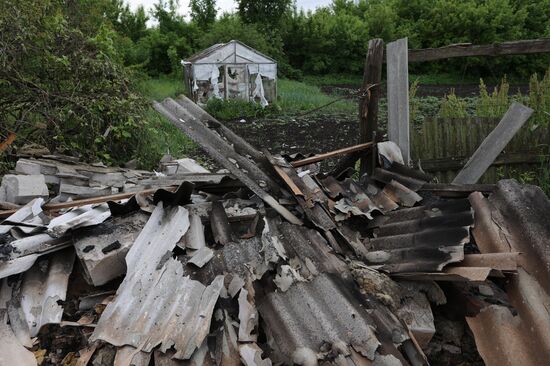 Последствия атаки украинской ДРГ в Белгородской области