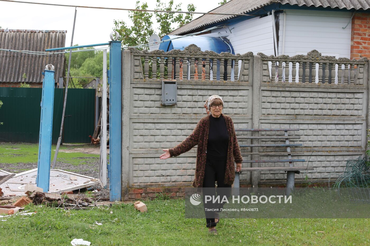 Последствия атаки ДРГ в Белгородской области