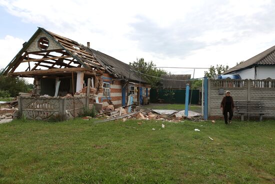 Последствия атаки ДРГ в Белгородской области