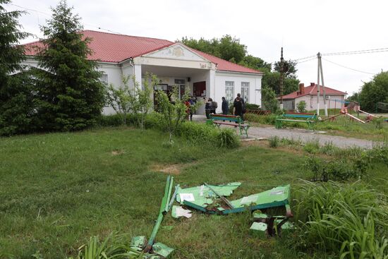 Последствия атаки ДРГ в Белгородской области