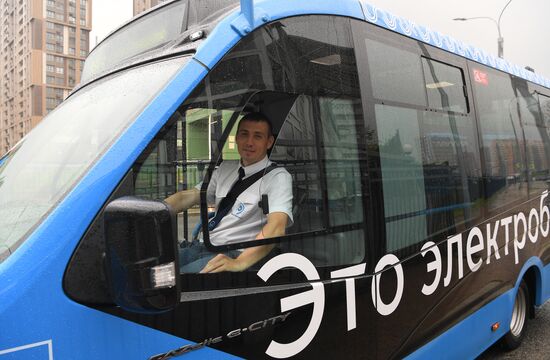 Тестирование электробуса малого класса ГАЗель e-City