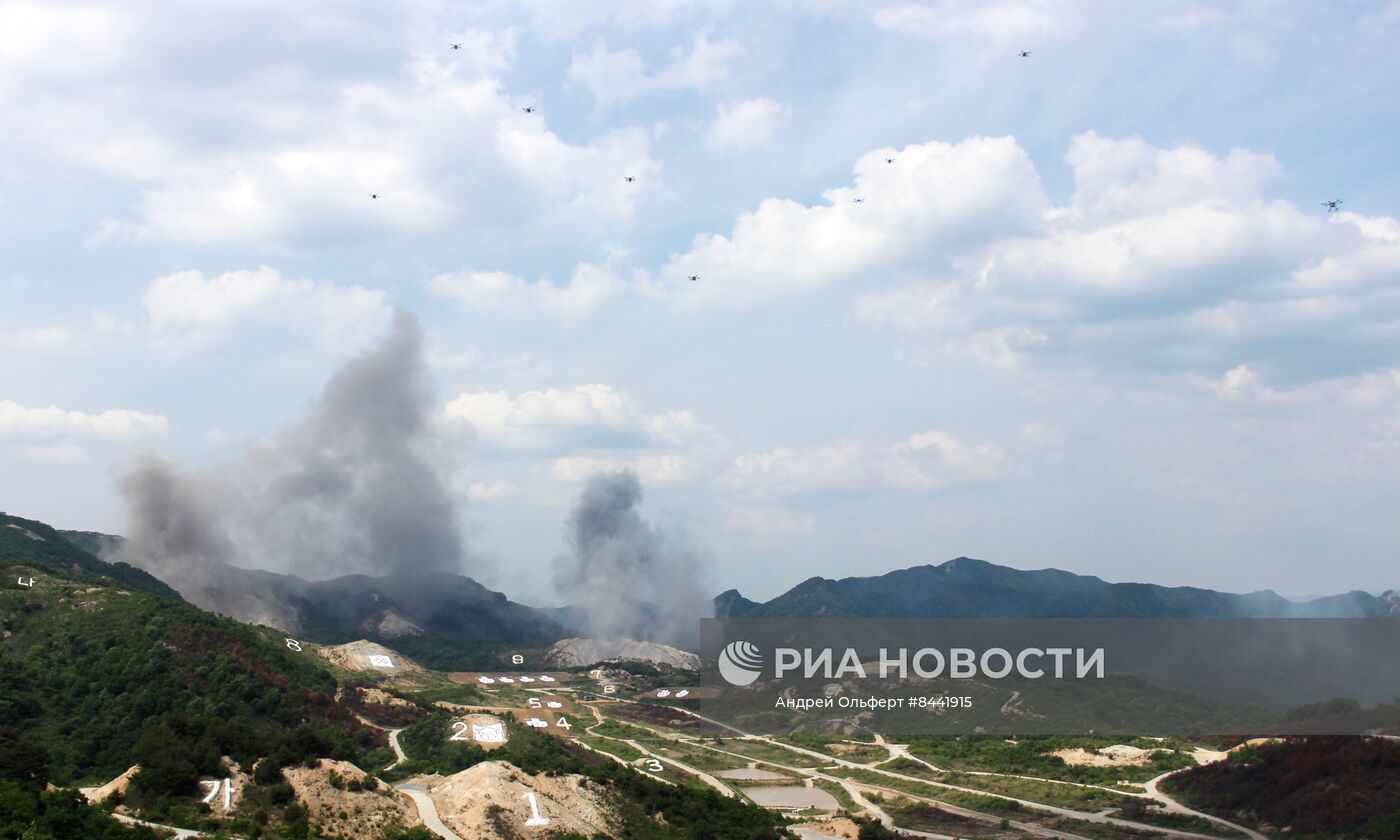 В Южной Корее стартовали крупные учения с боевыми стрельбами