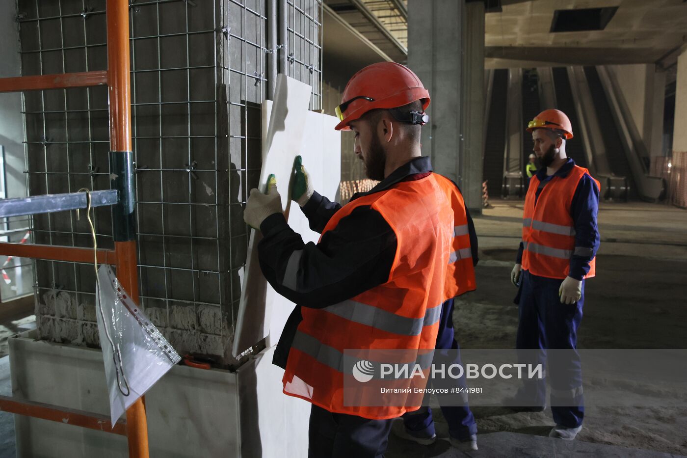 Строительство станции "Университет Дружбы Народов" Троицкой линии Московского метрополитена