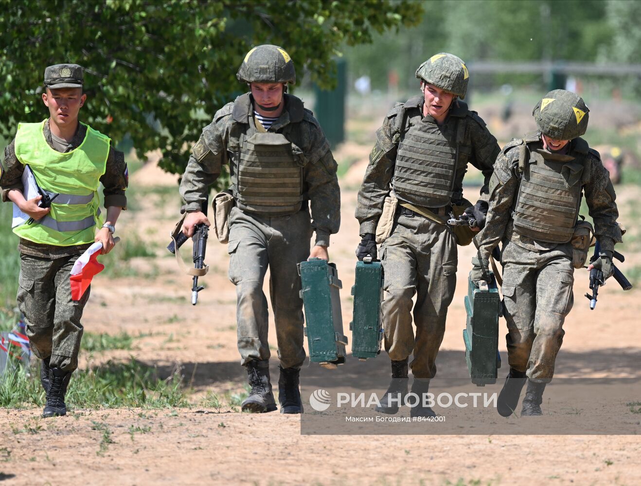 Всероссийская олимпиада по военной подготовке в Казани