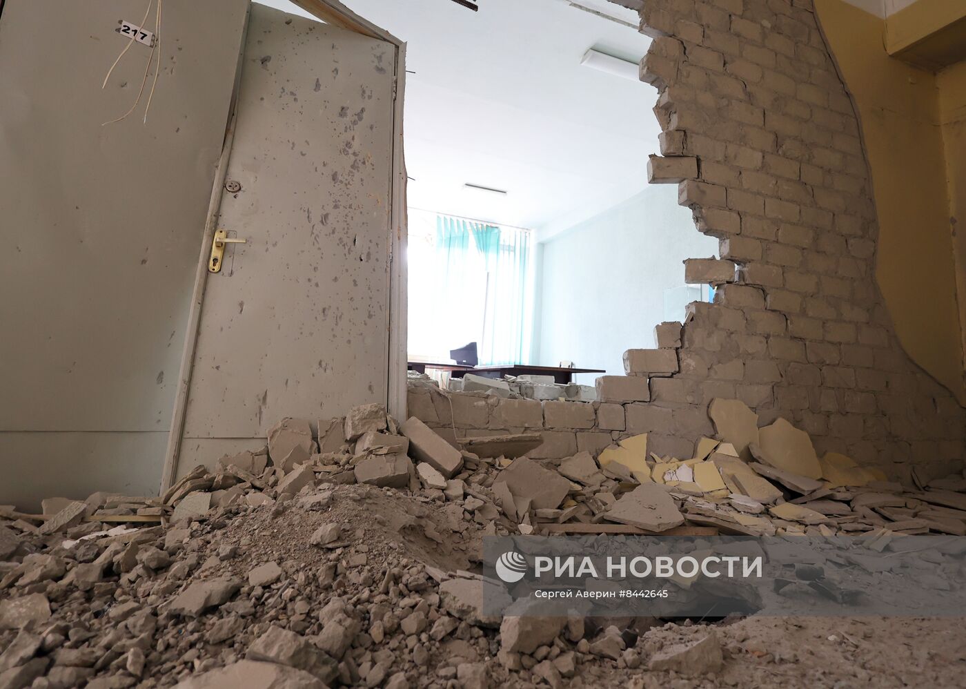 Последствия обстрелов Донецка