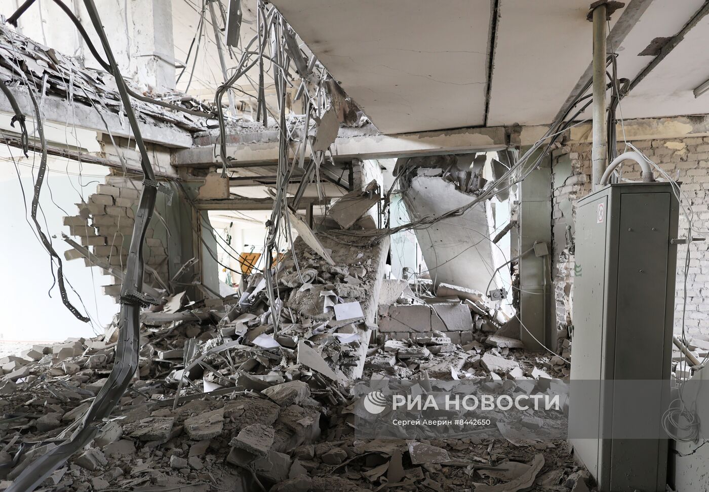 Последствия обстрелов Донецка