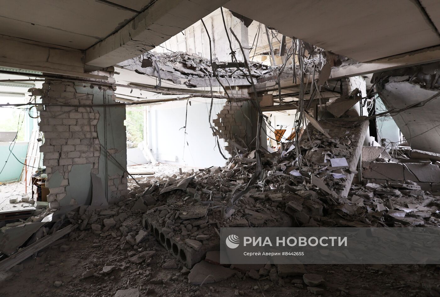 Последствия обстрелов Донецка
