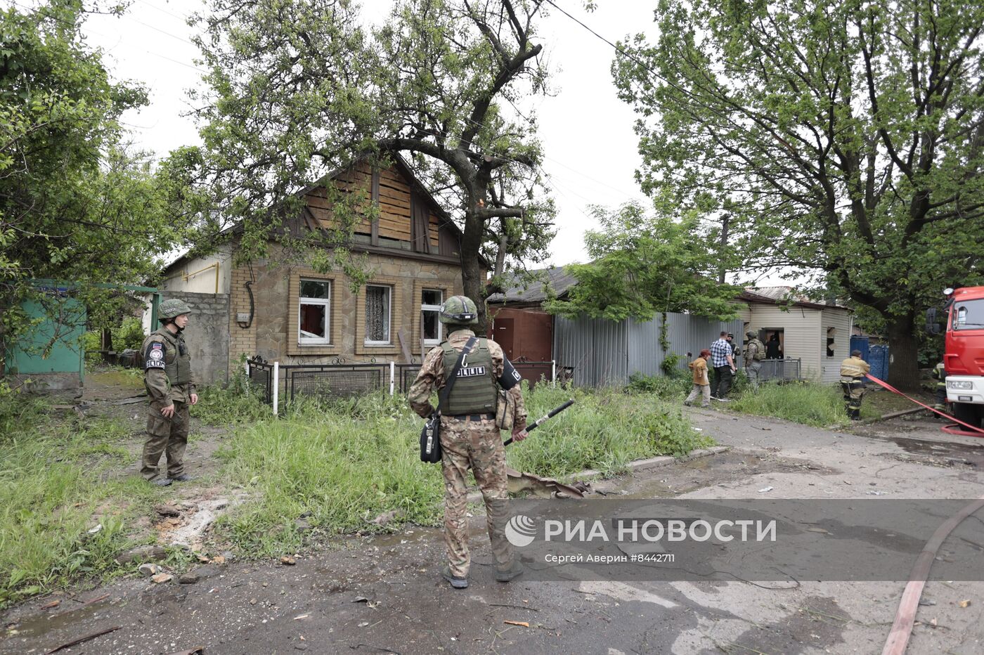 Последствия обстрелов Донецка