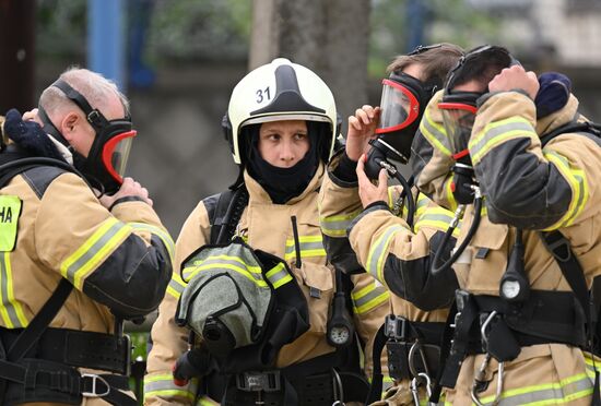Новая огневая полоса психологической подготовки пожарных в Казани