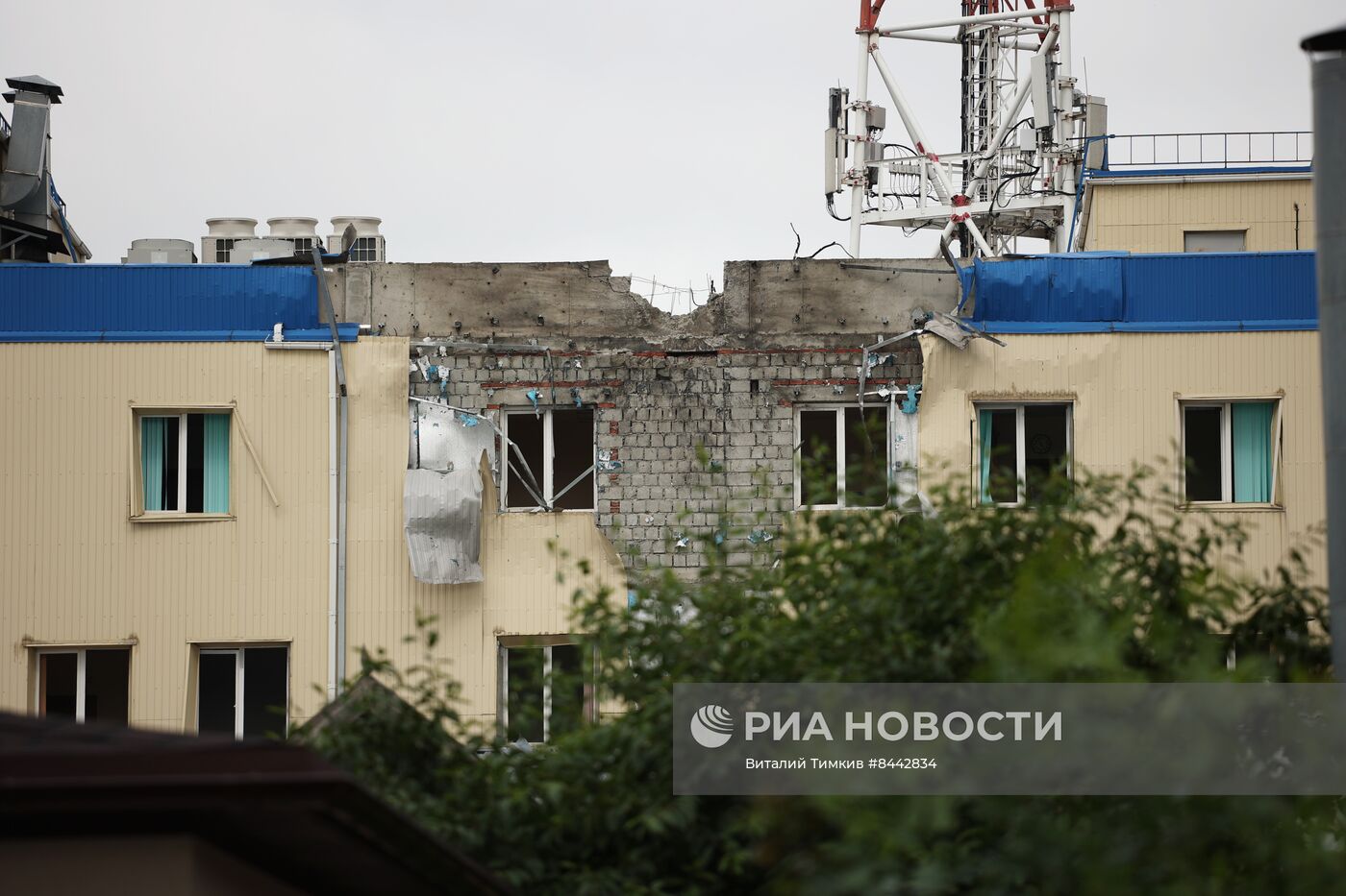 Последствия взрыва в Краснодаре