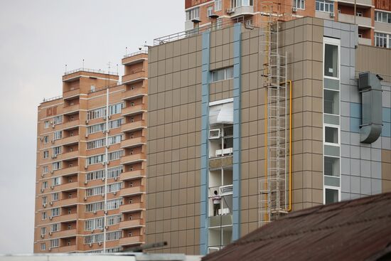 Последствия взрыва в Краснодаре