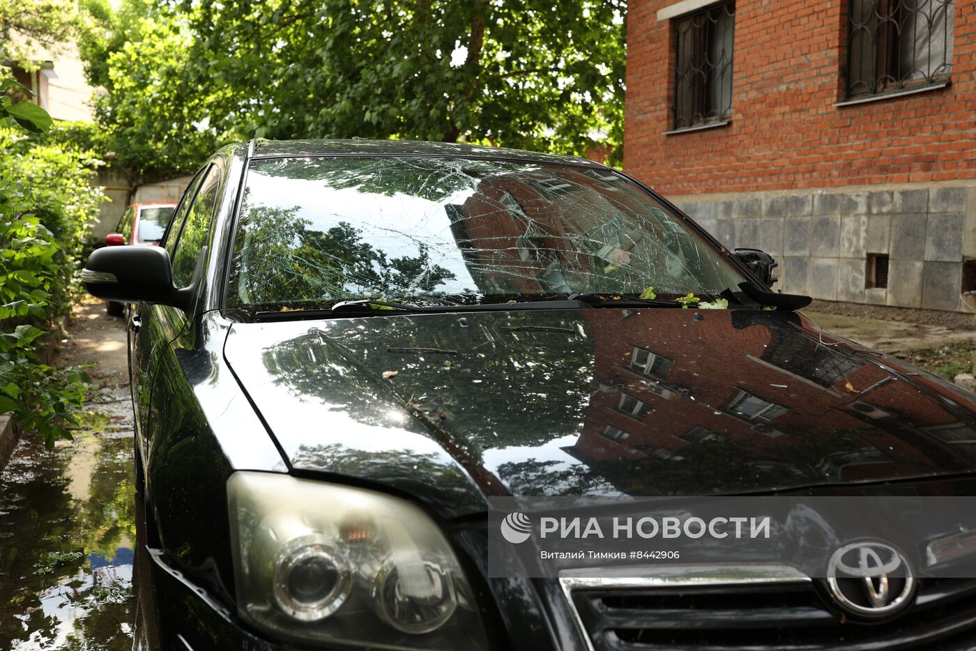 Последствия взрыва в Краснодаре