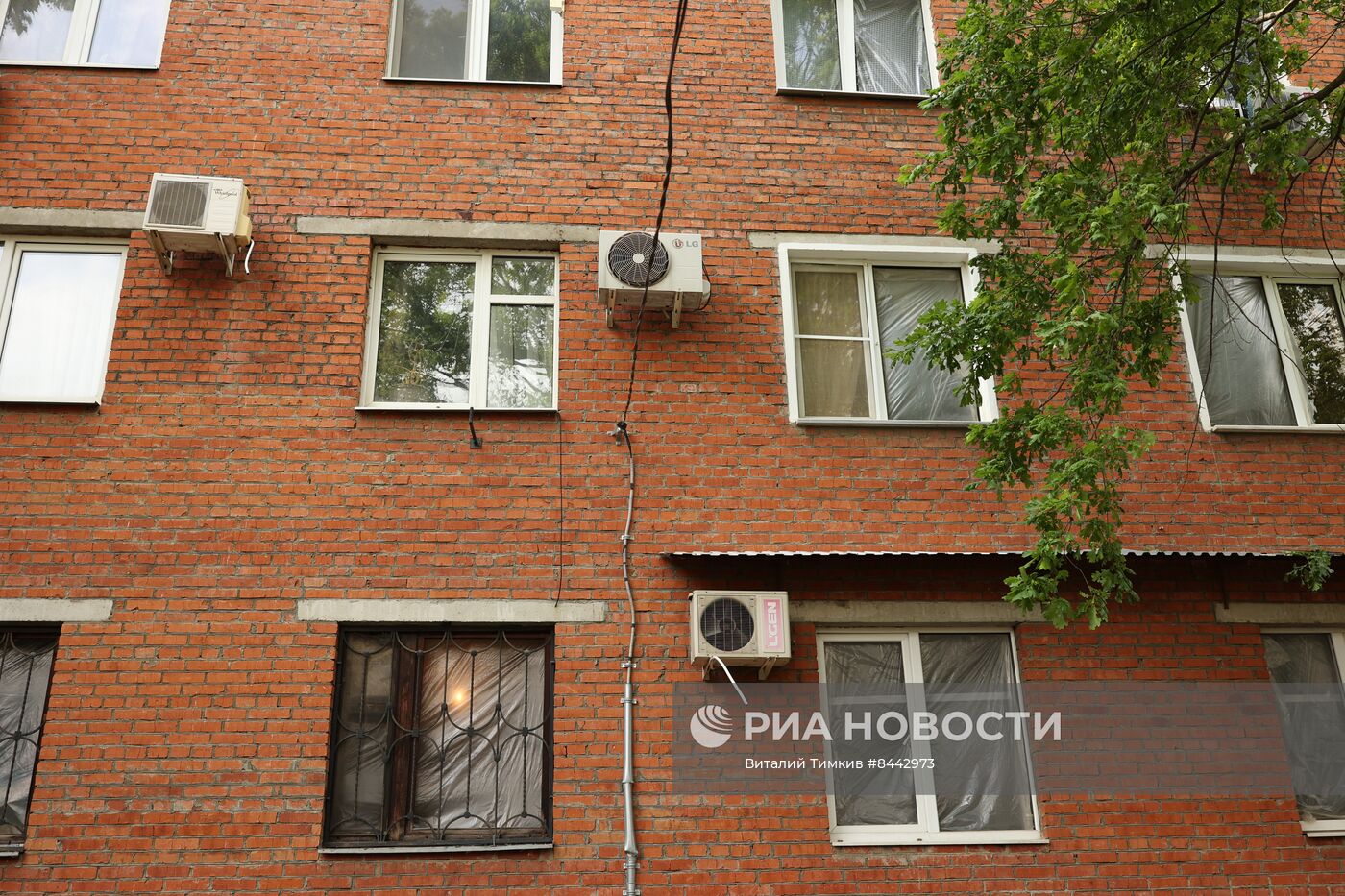 Последствия взрыва в Краснодаре