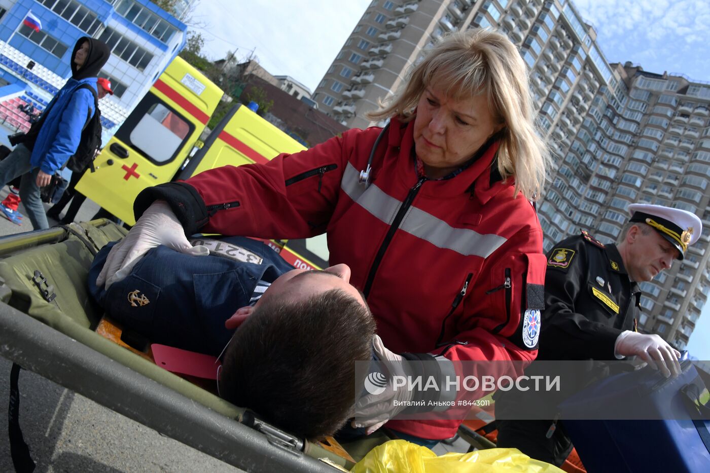 Межведомственные  учения по спасению  людей на море во Владивостоке
