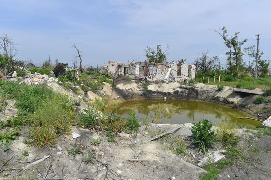 Село у линии соприкосновения на Артемовском направлении