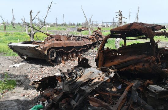 Село у линии соприкосновения на Артемовском направлении