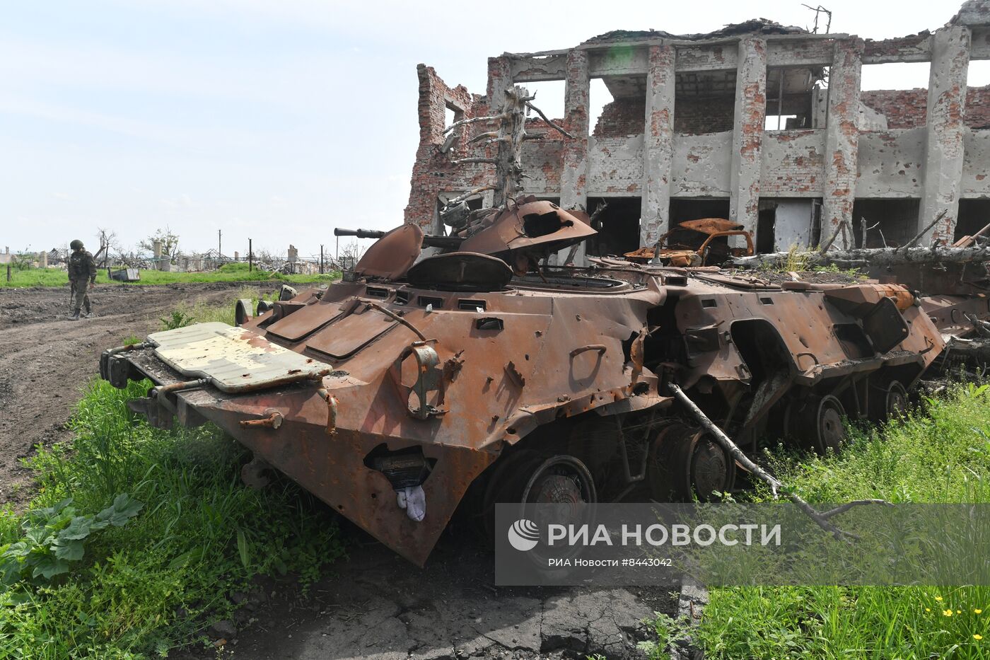 Село у линии соприкосновения на Артемовском направлении