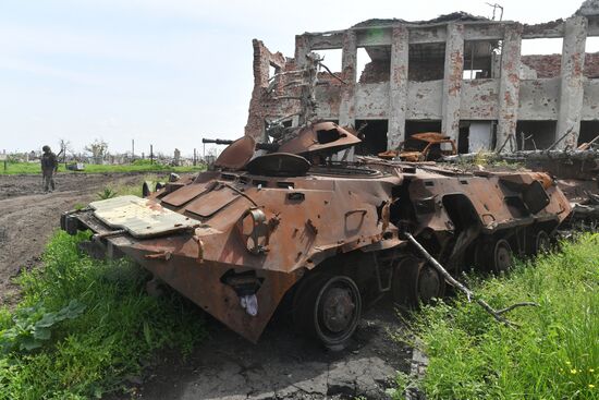 Село у линии соприкосновения на Артемовском направлении