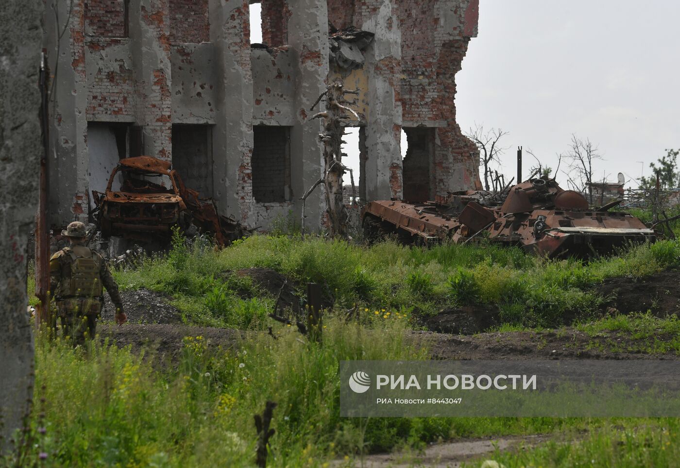 Село у линии соприкосновения на Артемовском направлении