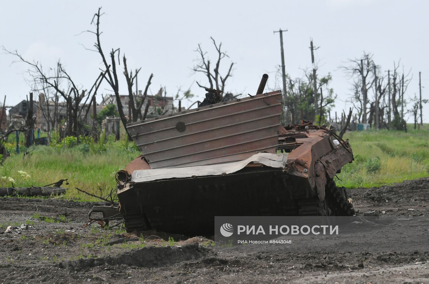 Село у линии соприкосновения на Артемовском направлении