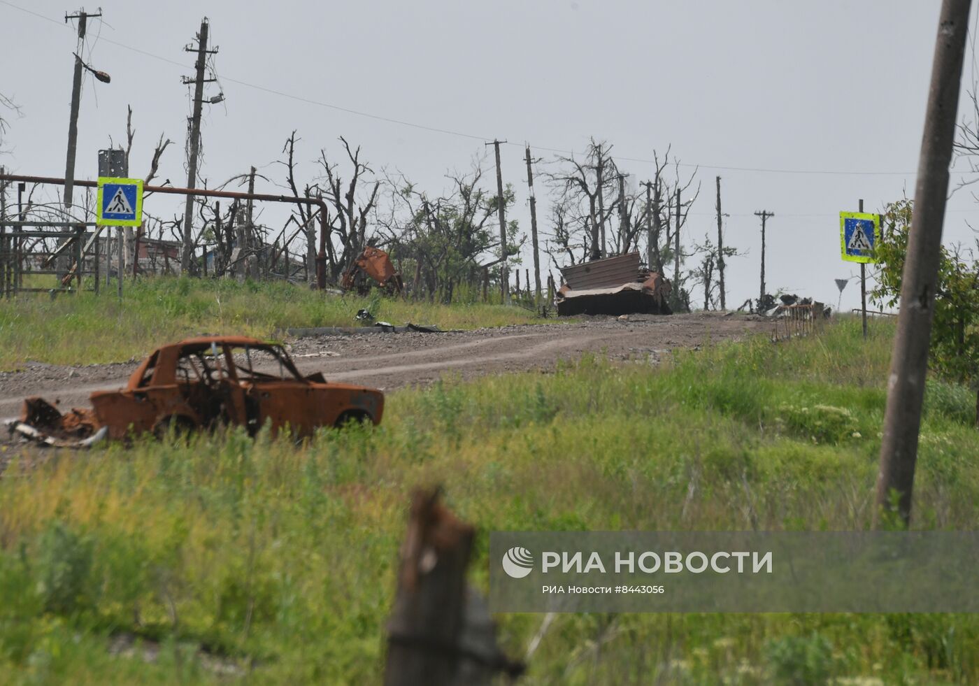 Село у линии соприкосновения на Артемовском направлении