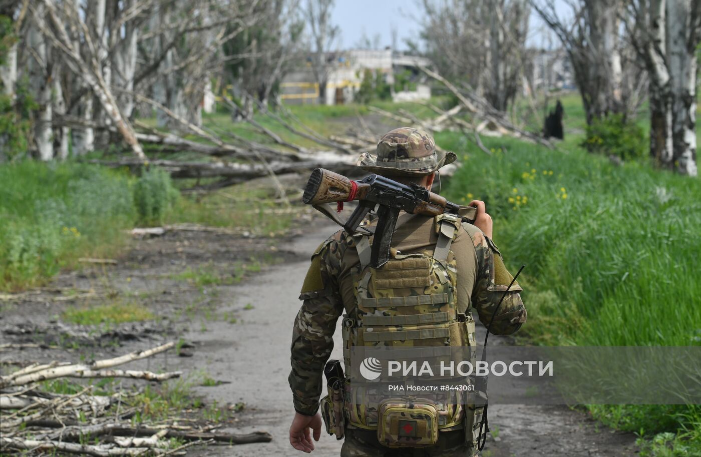 Село у линии соприкосновения на Артемовском направлении