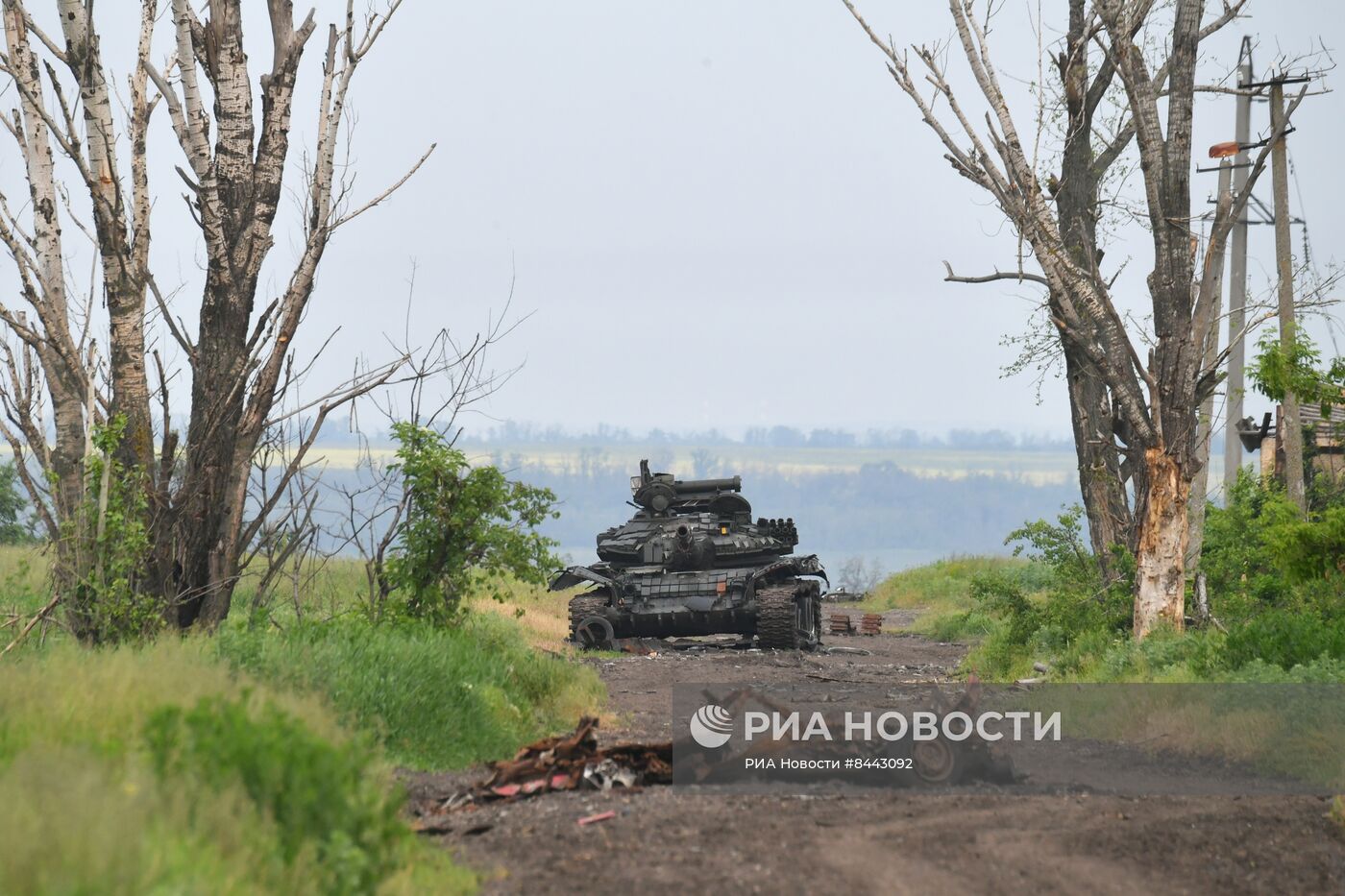 Село у линии соприкосновения на Артемовском направлении