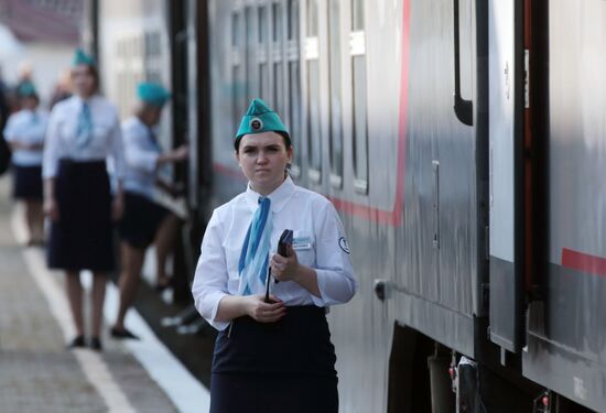 Запуск поездов "Таврия" между Москвой и Феодосией