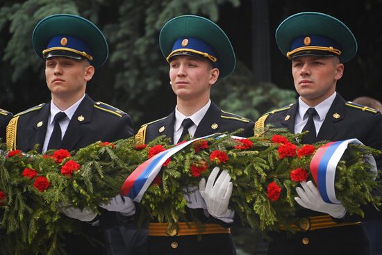 Празднование Дня пограничника в Москве