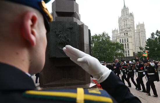 Празднование Дня пограничника в Москве