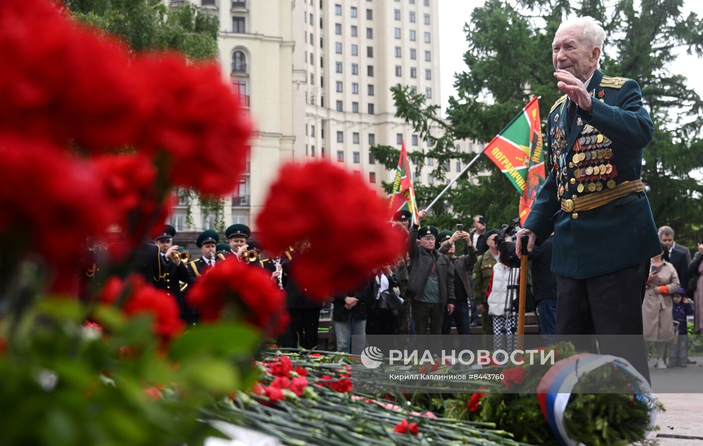 Празднование Дня пограничника в Москве