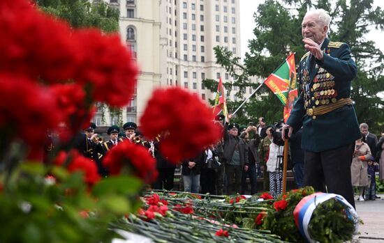 Празднование Дня пограничника в Москве