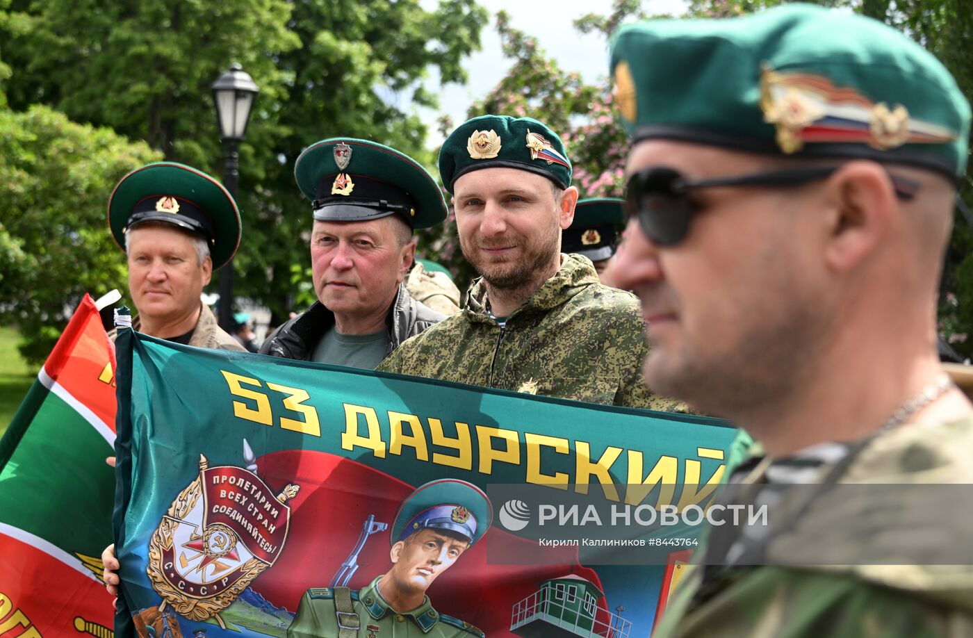 Празднование Дня пограничника в Москве