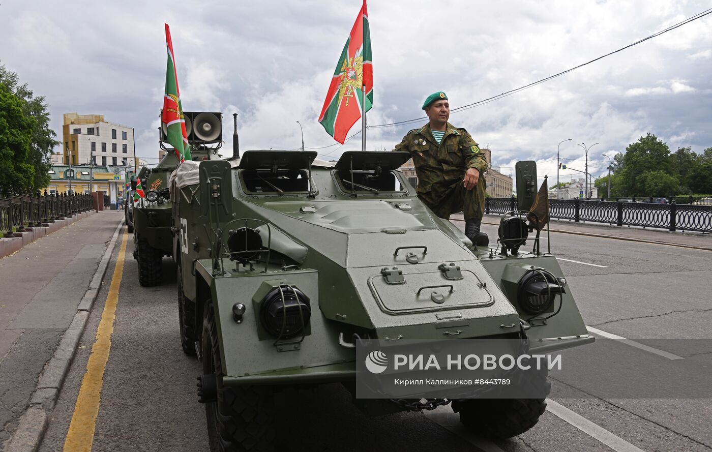 Празднование Дня пограничника в Москве