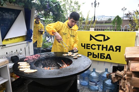 Гастрономический фестиваль "Рыбная неделя" в Москве