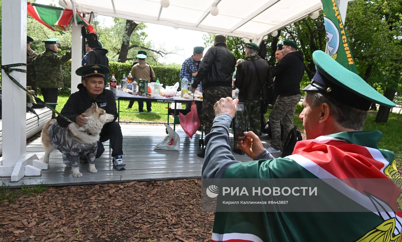 Празднование Дня пограничника в Москве