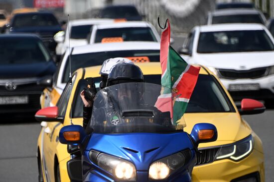 Празднование Дня пограничника в Москве